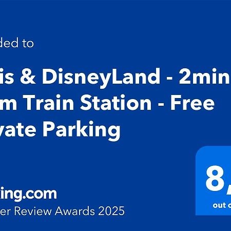 Paris & Disneyland - 2Min From Train Station - Free Private Parking Villiers-sur-Marne Dış mekan fotoğraf