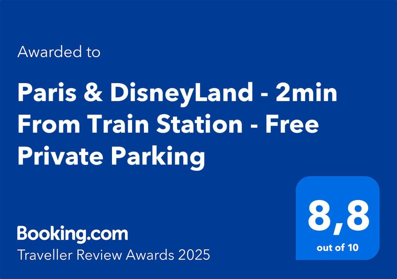 Paris & Disneyland - 2Min From Train Station - Free Private Parking Villiers-sur-Marne Dış mekan fotoğraf